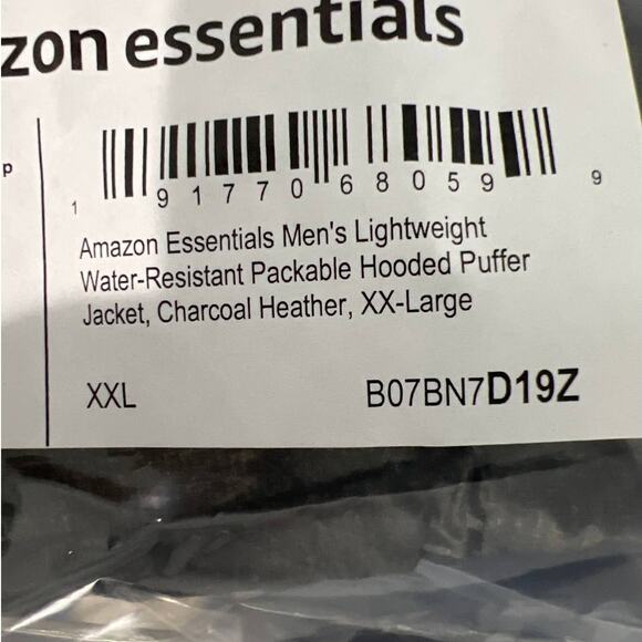 Amazon Essentials Women's XXL Gray Lightweight Long Sleeve Zip Puffer Jacket - Picture 2 of 12